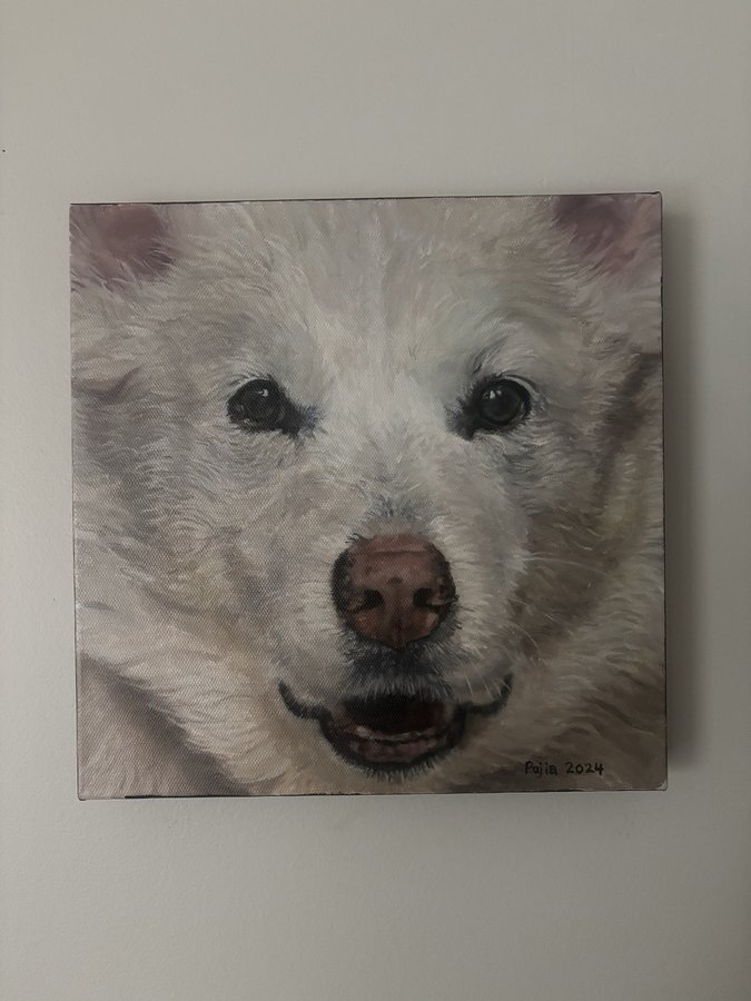 Oil portrait of a person